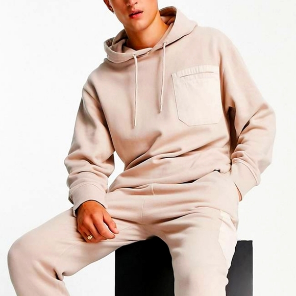 Topman fleece pink hoodie M - Picture 4 of 9